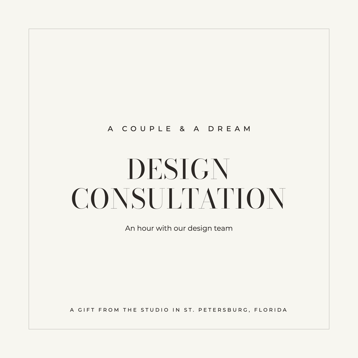 Design Consultation — Gift